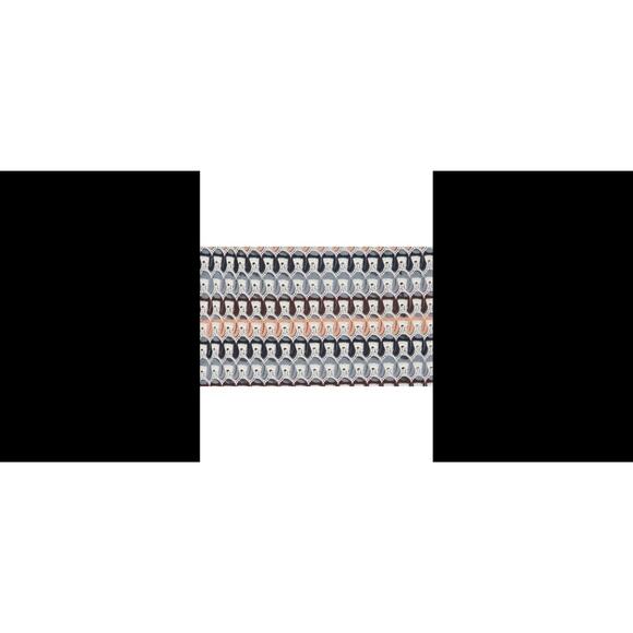 DR2 by Daniel Rainn Crochet Stripe Midi Skirt | Gray | S - Picture 5 of 7